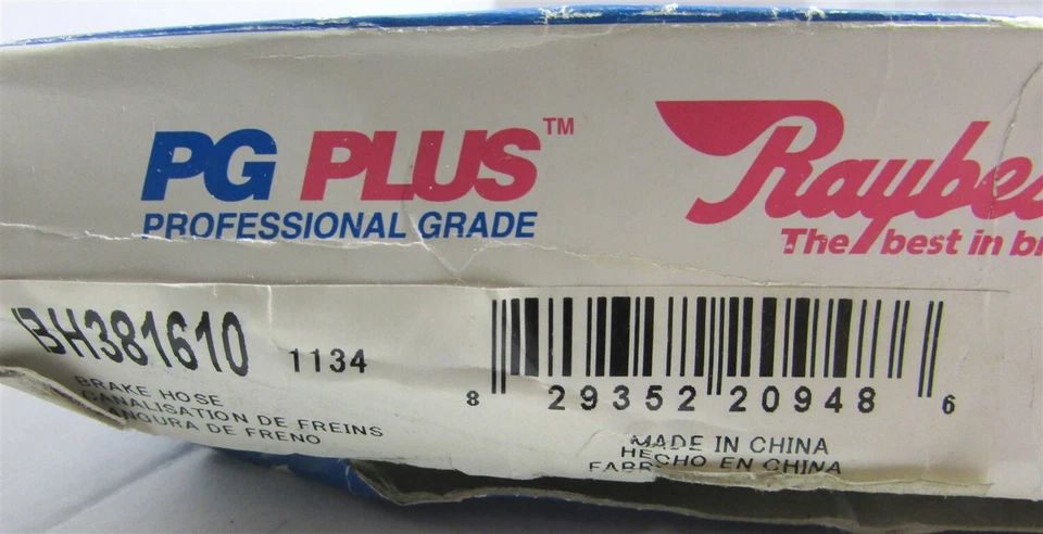Manguera hidráulica de freno Raybestos BH381610 para Toyota MR2 Spyder (2000-2005) Foto 2 de 3