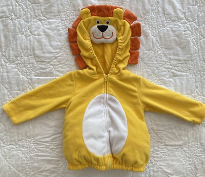 Infant Carter's Zip Up Hooded Lion Jacket w/ Tail Costume, 18