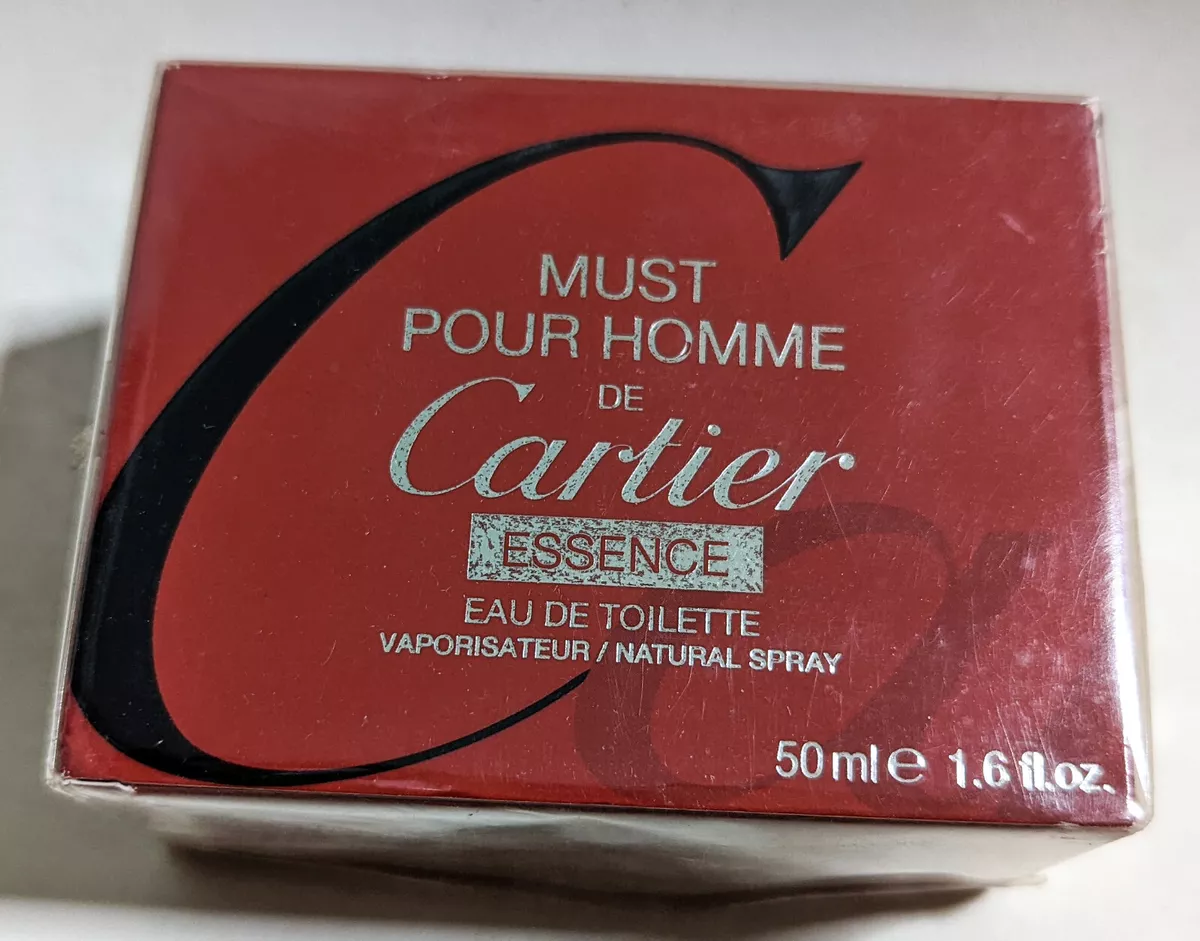 Cartier Must de Cartier Pour Homme Essence Eau de Toilette 50ml