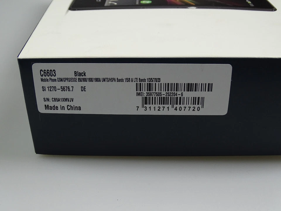 Sony Xperia Z C6603 16GB Schwarz! NEU & OVP! Ohne Simlock! Android Smartphone! - Bild 2 von 4