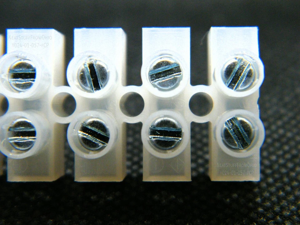 8-POSITION TERMINAL STRIP, EURO-STYLE, BLOCKMASTER PA08HDS/08P, HIGH-QUALITY 👀 - Image 4 of 4