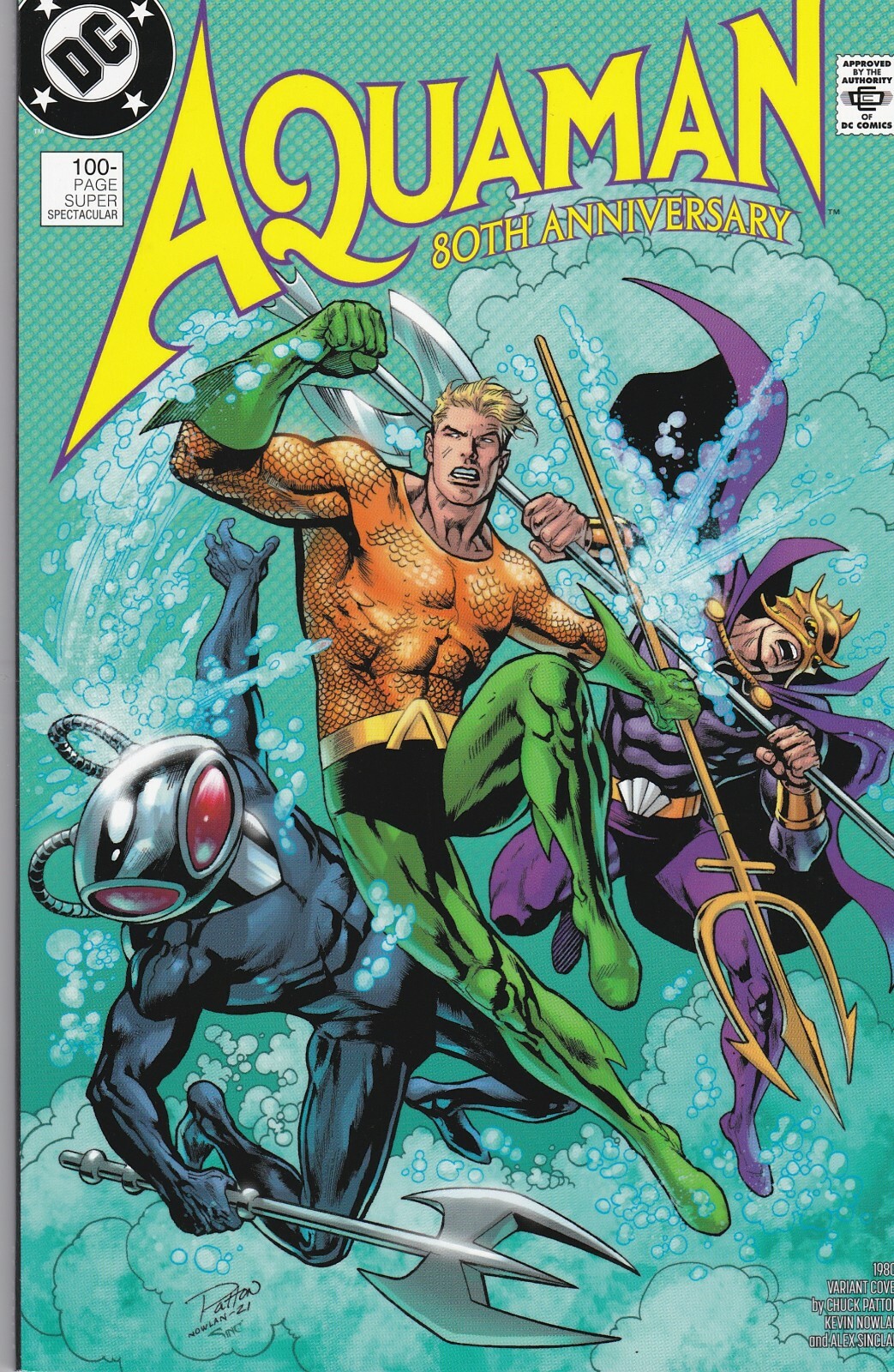 Aquaman 80th Anniversary 100-Page Special #1 1980s Patton Nowlan Variant New