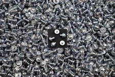 (500) Phillips Pan Head SEMs 10-32 x 3/8 Square Dome Cone Washer Machine Screw