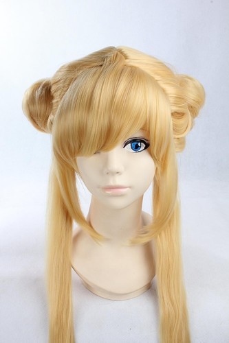 Angelaicos Women's Ponytails Curly Party Halloween Costume Wig Long Blonde 40" - Picture 3 of 10