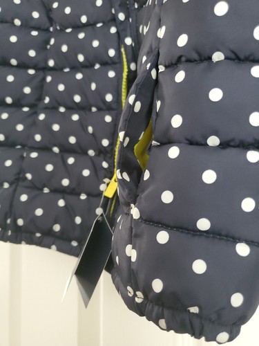 Gap/Baby Gap Little Girls Quilted Light Weight Jacket Navy Polkadot Size 5 NWT - Picture 11 of 13