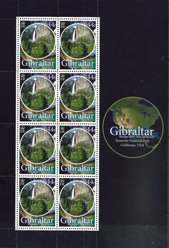 GIBRALTAR - 2011 MONTADO ""Europa - Año del Bosque"" ¡cuatro hojas de recuerdos!¡! - Imagen 4 de 5