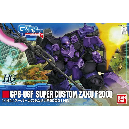 ロボット HG GPB-06F SUPER CUSTOM ZAKU F2000 HG 1/144 GPB-06F Super Custom Zaku F2000 ( Fighter Gundam