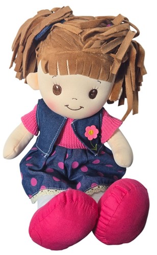 Linzy Little Sweet Hearts Ann Doll Plush Stuffed Rag Dolly Floppy Cuddly 16"