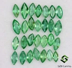 1.08 Cts Natural Emerald Marquise Cut Mix Lot 10 Pcs Faceted Loose Gemstones