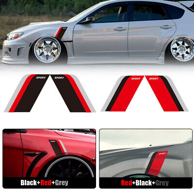 Details about   4x SPORT Style Car Door Rims Wheel Hub Racing Stickers Graphic Decal Accessories