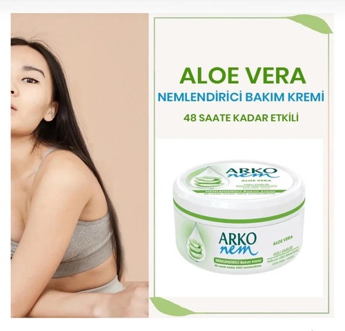 Arko Nem Aloe Vera Feuchtigkeitsspendende Pflegecreme 300 Ml - Bild 3 von 3