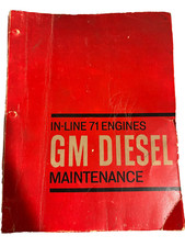 Detroit Diesel In-line 71 Engines Maintenance Service Repair Manual 1969 Detroit Diesel In-line 71 Engines Maintenance Service Repair Manual 1969