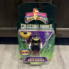 2008 Power Rangers Super Legends Gold Ranger Figure Factory Sealed