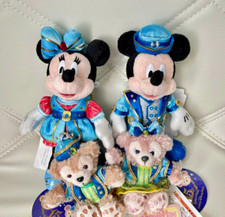 Disney Bear Duffy, ShellieMay, Mickey Minnie Mouse Plush Doll Set Tokyo Japan