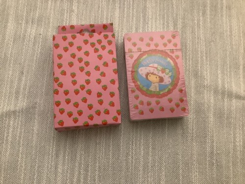 Vintage Strawberry Shortcake Playing Cards Junk Journal Ephemera w/ Original Box - Picture 2 of 5
