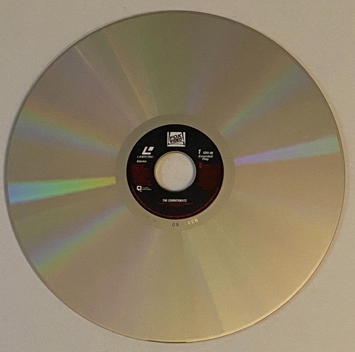The Commitments Laserdisc 1991 LD 1906-80 Fox Video Extended Play EX - Picture 3 of 4