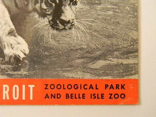 Vintage 1947 Detroit Zoo Guide Book - Picture 5 of 5