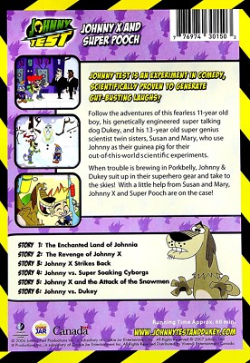 NEW DVD - JOHNNY TEST - JOHNNY X & SUPER POOCH - TELETOON