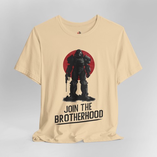 Fallout Join the Brotherhood Shirt Power Armor Gamer Gift - Picture 5 of 10