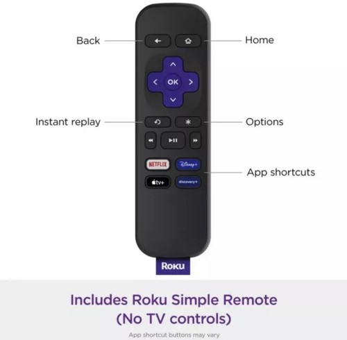 Roku Express Lettore multimediale streaming HD con cavo HDMI ad alta velocità - Nero - NUOVO - Foto 3 di 4