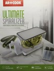 AR+Cook Ultimate Fruit & Vegetable Spiralizer Noodle Maker 4 Blades New in Box