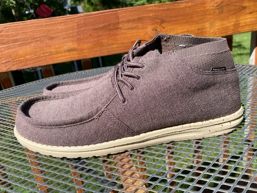 Hey Dude Wayne High Top Shoes Brown Men 