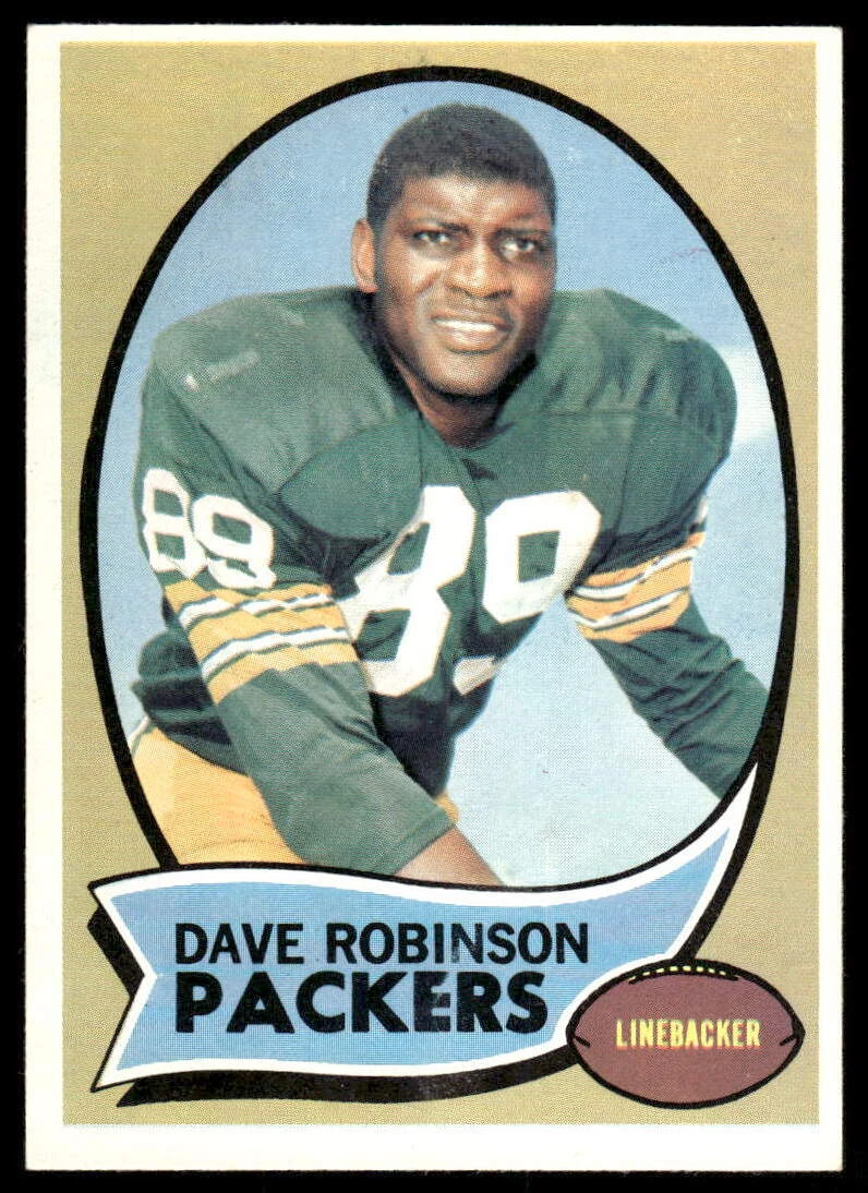 1970 Topps #102 Dave Robinson Green Bay Packers