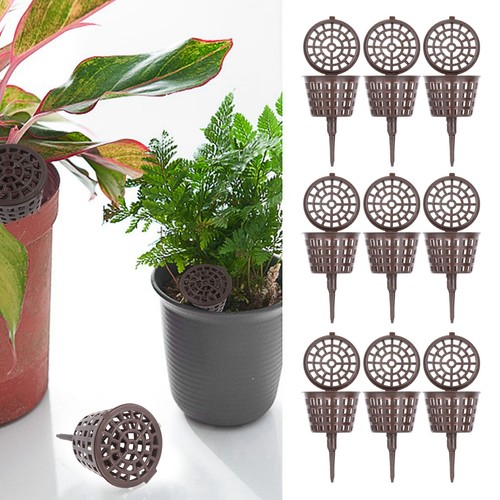 20 Pcs FERTILIZER PLASSTIC BASKET Flower Tree Orchid Bonsai Plants Care Size L - Picture 5 of 9