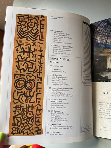 Architectural Digest Magazine January 1999 - vintage retro interiors - Picture 3 of 7