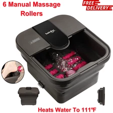Foot Bath Spa Massager With Heat Bubbles Temp Adjustable Pedicure Foot Soak Feet