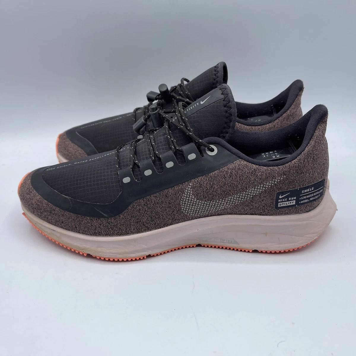 Nike Air Zoom 35 Women&#039;s RN Shield Brown Running Sneakers Shoes Size 5 eBay