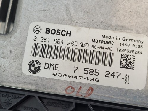 BMW 3 Series E90 E87 E60 Etc. 2.0 N46 Engine Control Unit ECU Computer 7585247 - Bild 3 von 6