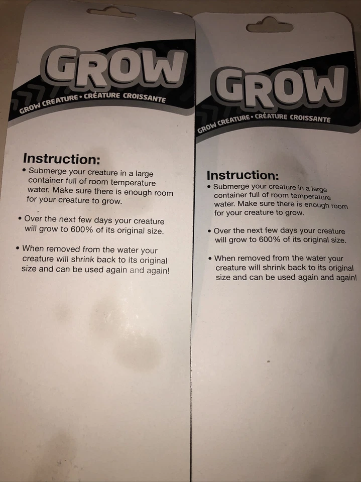 Magic Grow Mega Brown Striped Snake& Alligator Kids Water Play Toy Grows 600 % - Image 3 of 4