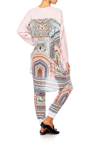Camilla Sz M / 12 LADY LAKE Drawstring Pant With Ribbing Silk BNWT $549 New - Picture 13 of 17