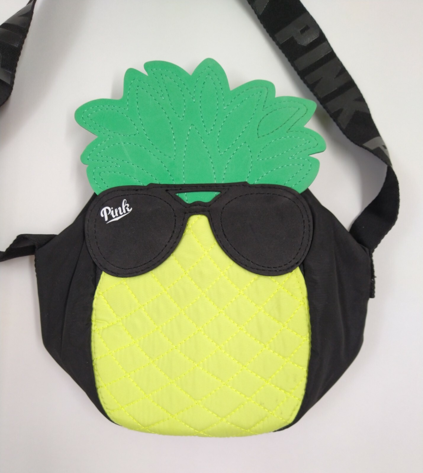 Victoria's Secret Pink Pineapple Cooler Bag Black Yel… Gem