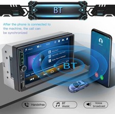 7" Car Stereo 2Din Radio Touchscreen Backup Camera Multimedia Mirror Link I NEW