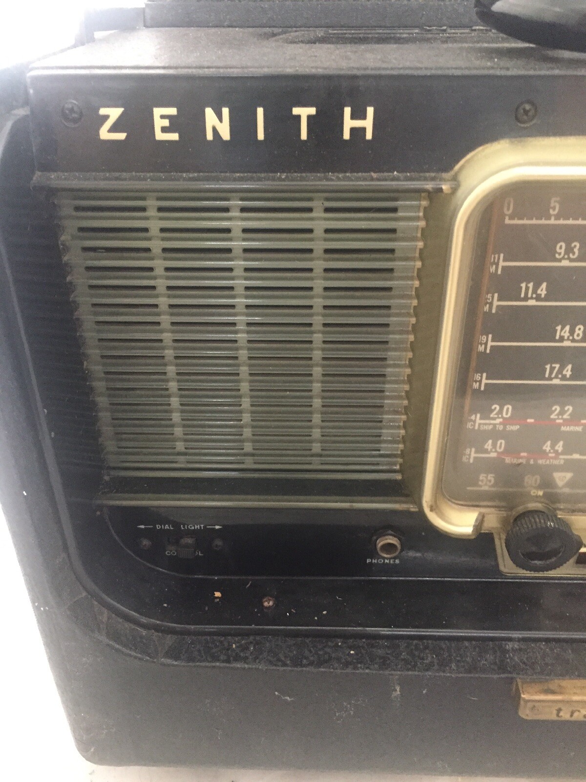 VINTAGE ZENITH TRANSOCEANIC TUBE RADIO MODEL Y600 eBay