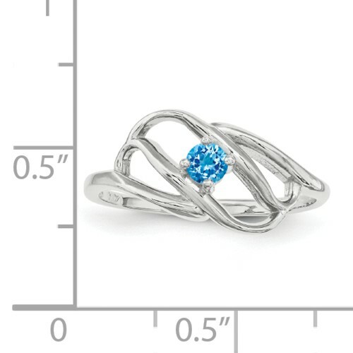 Mothers Birthstone Rings 1- 3 Stones Sterling Silver, Mothers Day Jewelry Ring - Picture 6 of 14