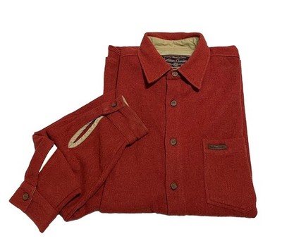 Marlboro Classics Hemd Gr. XL Vintage 90s Cowboy Stil Hemd Rot