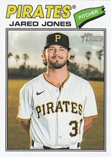 2026 Topps Heritage #141 Jared Jones Pittsburgh Pirates