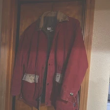 Walls Western Wear Work Gear Mens Med Street Wear Vintage Jacket Red Cowboy