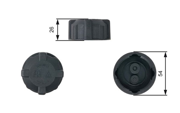 Gates Verschlussdeckel, KüHlmittelbehäLter RC202 FüR Alfa Romeo Austin-image