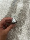 Hershey's Kiss Silver Midwest of Cannon Falls Hinged Porcelain Trinket Box