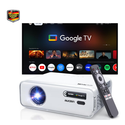 Aurzen Eazze D1G Beamer 4K Full HD 1080P WiFi Bluetooth