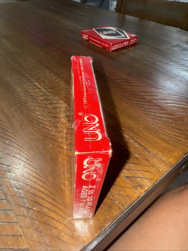 Juego de Cartas Vintage Uno 1979 Juegos Internacionales Nuevas Tarjetas Precintadas Foto 3 de 4