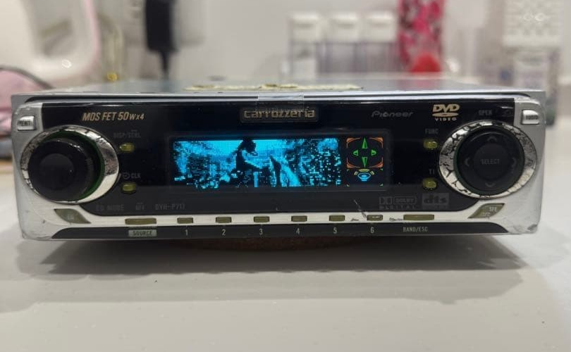 carrozzeria DVH-P717 リモコン Bluetoothキット付き Pioneer Carrozzeria DVH-P717 1DIN Car Audio DVD/CD Player Tuner