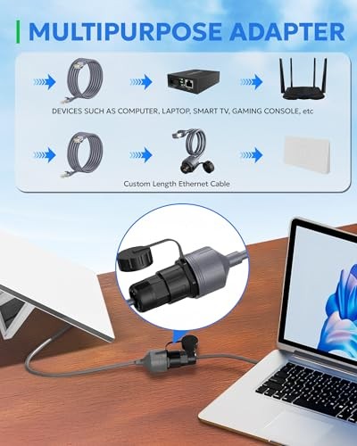 Adaptador Ethernet Starlink Gen 3/Mini, extensión de cable Starlink mini a RJ45 - Imagen 6 de 8
