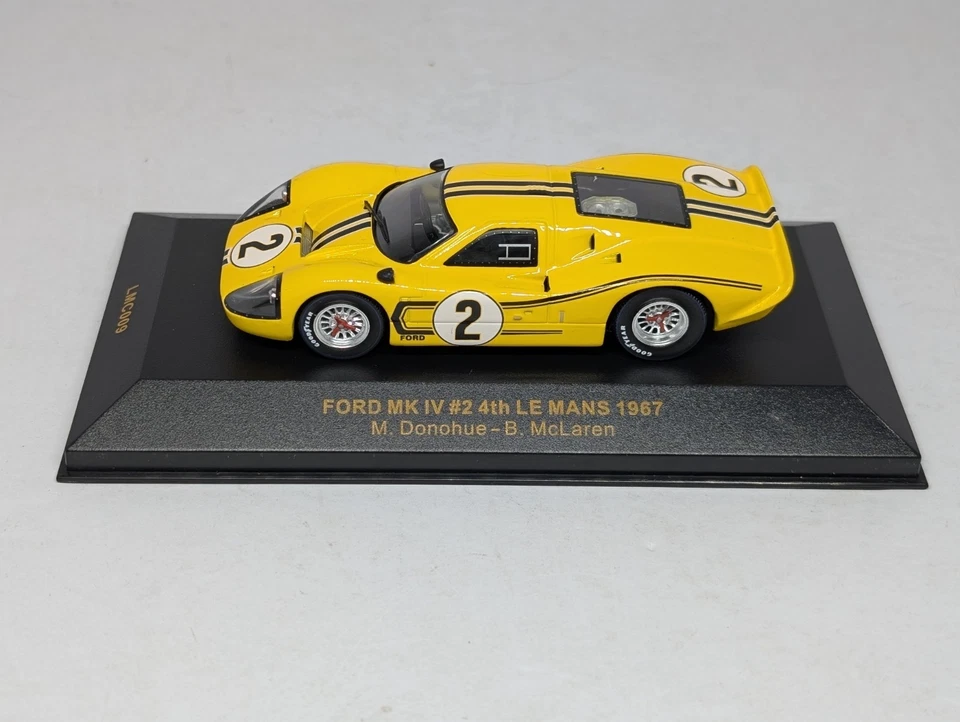 Modelos IXO escala 1:43 Ford MK IV #2 4th Le Mans 1967 M. Donahue / B. McLaren Foto 2 de 4