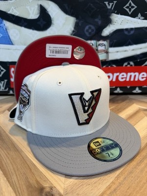 New Era Hat Club Wilder Upside Down Arizona Diamondbacks Red Bottom Chrome 7 3/8