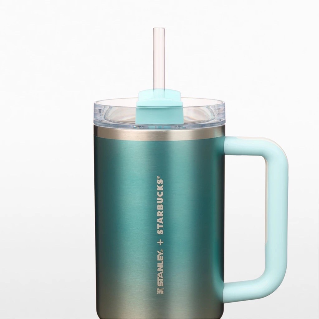 Starbucks Stainless Steel Summer Chillwave STANLEY Cold Cup 40oz